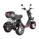 Электроскутер Citycoco WS-PRO+ Trike 3000w 21Ah - Черный